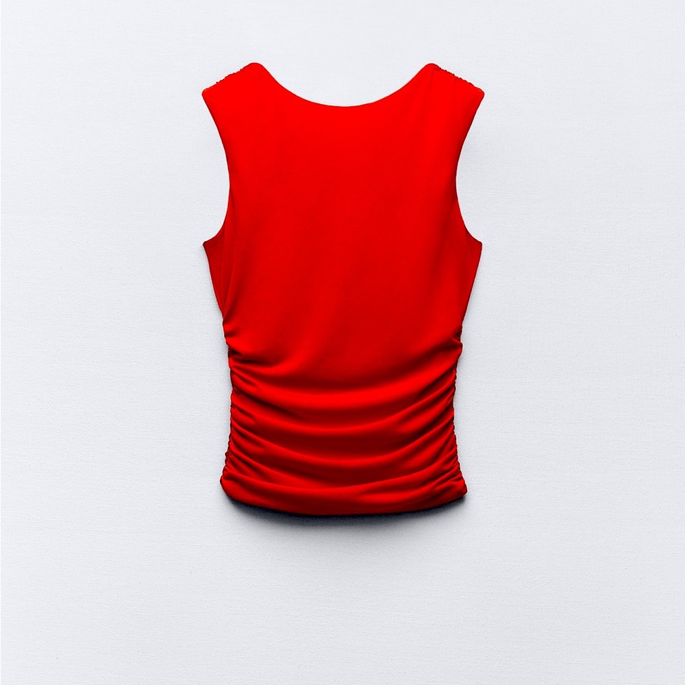 Zara open back top size M